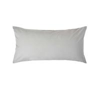 Homescapes Silver Grey Continental Egyptian Cotton Pillowcase 200 Tc, 40 X 80 Cm