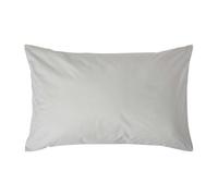 Homescapes Silver Grey Egyptian Cotton Housewife Pillowcase 200 Tc, Standard Size