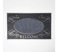 (Silver) Gold 'Welcome' Door Mat, 75 x 45 cm
