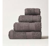 Homescapes Slate Grey 100% Combed Egyptian Cotton Towel Bale Set 500 Gsm
