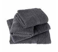 HOMESCAPES Slate Grey Towel Bale 500 GSM Combed 100% Egyptian Cotton Towel Set 2 x Bath Towels & 2 x Hand Towels