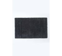 Spa Supreme Luxury Bath Mat Homescapes Black One Size