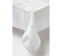 Stag Christmas Table Cloth, 132 x 274 cm Homescapes Silver One Size