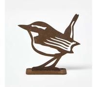 Steel Eurasian Wren Fence Topper