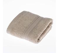 HOMESCAPES Stone Turkish Cotton Face Cloth Flannel Super Soft Thick & Absorbent 500 GSM Towel Heavy Weight for everyday Luxury
