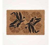 Stripe Flowers Coir Doormat, 40 x 60cm
