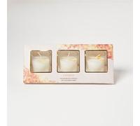 Homescapes Summer Garden Crystal Scented Candle Set, Pack Of 3