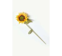 HOMESCAPES Artificial Single Stem Sunflower 80 cm Faux Silk Flower for Bouquet or Floral Arrangement