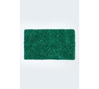 (Green) Ikat Pattern Bath Mat