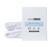 HOMESCAPES Super King Size Waterproof Duvet Protector Hypoallergenic Anti Dust Mite Washable Protector Oeko-Tex Certified Soft & Breathable with Zip Closure