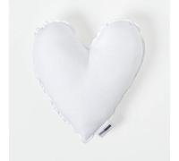 HOMESCAPES Super Microfibre Heart Cushion Pad 30 cm (12”) Long Inner Insert Hypoallergenic Synthetic Heart Shaped Cushion Filler Machine Washable