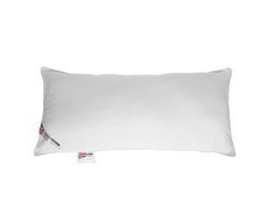 HOMESCAPES Super Microfibre King Size 3 ft Pillow Bolster 19″ x 36″ Inch Hotel Quality - Goose Down Like - EXCELLENT for Allergy Sufferers and Back Sleepers