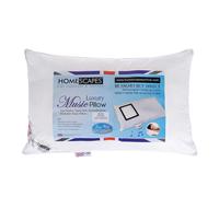 Homescapes Super Microfibre Music Pillow with Speakers - Soft/Medium in White Homescapes White