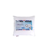 Homescapes Super Microfibre Square Music Pillow With Speaker In White White