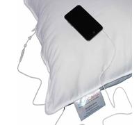 Homescapes Super Microfibre Music Pillow With Speaker Medium-Firm - White