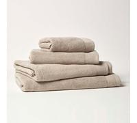 Homescapes Taupe 100% Combed Egyptian Cotton Bath Towel 700 Gsm