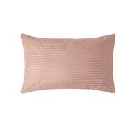 Homescapes Taupe Beige Egyptian Cotton Satin Stripe Housewife Pillowcase 330 Tc