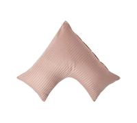 Homescapes Taupe Beige Egyptian Cotton Super Soft V Shaped Pillowcase 330 Tc