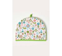 HOMESCAPES Double Design Tea Cosy Retro Flower Muff Teapot Warmer 100% Cotton