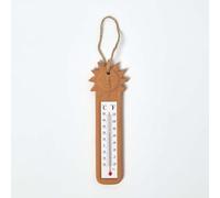 HOMESCAPES Terracotta Wall Thermometer Indoor Outdoor Use, Fun Sun Design, Accurate & Weatherproof Garden Thermometers for Measuring Weather Temperature, Ideal for Home, Gardens, Patio, Conservatories