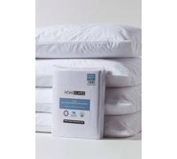 HOMESCAPES Terry Towelling Waterproof Pillow Protectors Pack of 4 - 48 x 74 cm