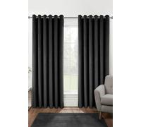 (Grey, 117 x 137 cm (46" x 54")) Thermal 100% Blackout Velvet Curtains