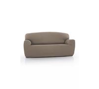 Homescapes Three Seater 'iris' Sofa Cover Elasticated Slipcover Protector In Natural Natural