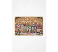 Homescapes Christmas Village Doormat - Coir, 40 X 60 Cm