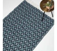 Tula Handwoven Textured Rug Homescapes Navy 120cm x 170cm