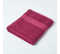 Homescapes Turkish Cotton Bath Sheet, Burgundy