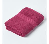 Homescapes Turkish Cotton Guest Towel, Burgundy