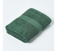 Homescapes Turkish Cotton Hand Towel, Dark Green