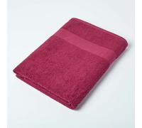 Homescapes Turkish Cotton Jumbo Towel, Burgundy