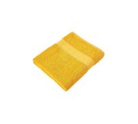 HOMESCAPES Ochre Yellow Turkish Cotton Jumbo Towel Super Soft Thick & Absorbent 500 GSM Towel Heavy Weight for everyday Luxury