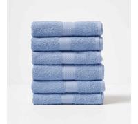 Homescapes Turkish Cotton Light Blue Hand Towel
