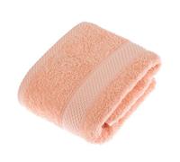 HOMESCAPES Peach Turkish Cotton Hand Towel Super Soft Thick & Absorbent 500 GSM Towel Heavy Weight for everyday Luxury
