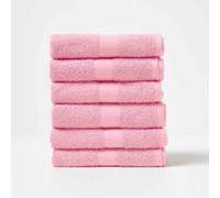 Homescapes Turkish Cotton Pink Hand Towel