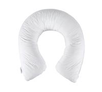 Homescapes Goose Feather and Down U Shape Nursing Support Pillow - White