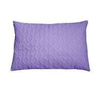 Homescapes Ultrasonic Quilted Embossed Cushion Cover in Mauve | Size: 50 cm x 75 cm Homescapes Mauve 50 cm x 75 cm