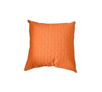 Homescapes Ultrasonic Quilted Embossed Cushion Cover in Orange | Size: 50 cm x 75 cm Homescapes Orange 50 cm x 75 cm