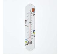 HOMESCAPES Wall Thermometer Indoor Outdoor Use, Accurate & Weatherproof Garden Thermometers for Measuring Weather Temperature, Stylish Birds Design, Ideal for Home, Gardens, Patio & Conservatories