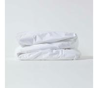 Homescapes Polypropylene Waterproof Duvet Protector In White White