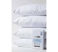 Homescapes Waterproof Pillow Protectors 40 X 80 Cm, Pack Of 4 In White White