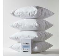 HOMESCAPES Waterproof Pillow Protectors Pack of 4 - 60 x 60 cm
