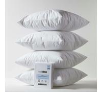 HOMESCAPES Waterproof Pillow Protectors Pack of 4 - 65 x 65 cm