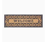 Homescapes Welcome Rubber And Coir Doormat