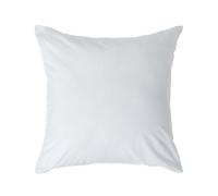 (Square - 40 x 40 cm, White) Egyptian Cotton Pillow Case 200 TC Equivalent 400 Thread Count