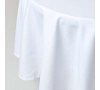 Homescapes White Cotton Round Tablecloth 178 Cm