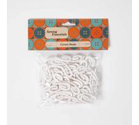 Homescapes White Curtain Hooks 150Pcs, 30mm