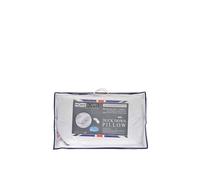 HOMESCAPES - New White Duck DOWN Pillow Sumptuously Soft Washable at Home - Anti Dust Mite and Anti Allergen - Soft to Medium Support